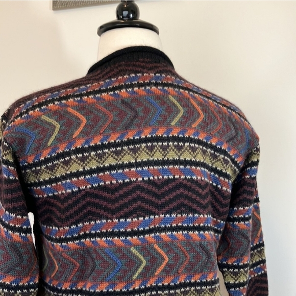 Peruvian Connection alpaca crewneck knitted pullover sz L. - Picture 3 of 5